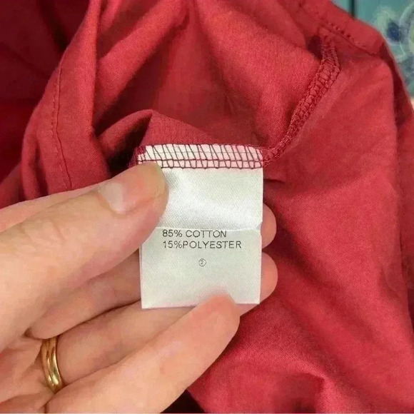 Womens Oversized Sweatshirt Dress Long Sleeve Size XS Maroon Burgundy - Picture 5 of 6